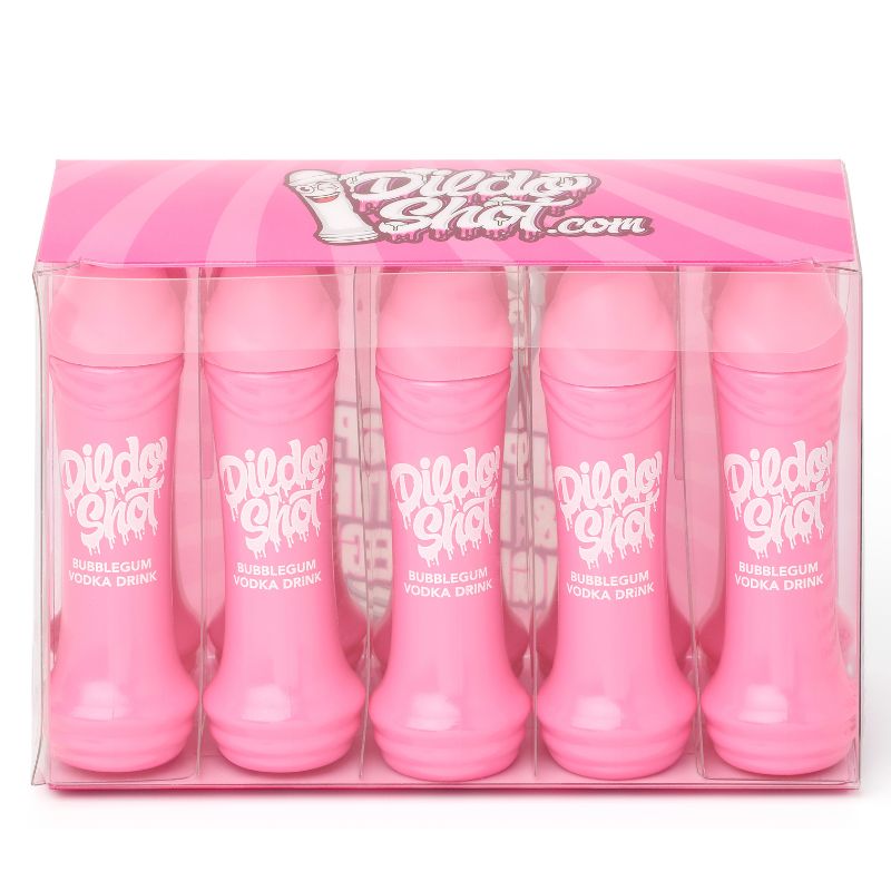 DILDO SHOT Bubblegum Vodka Liqueur Gift Pack 10 x 2cl