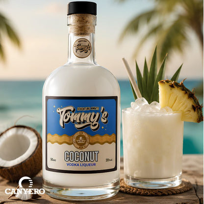 Tommy's Coconut Vodka Liqueur 50cl 20% ABV | Tropical Coconut Spirit