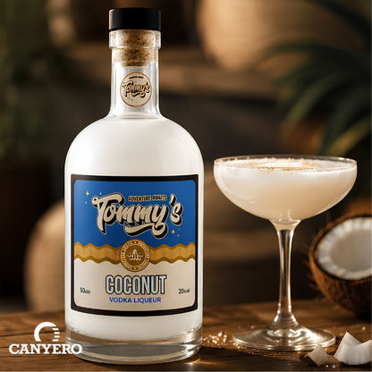 Tommy's Coconut Vodka Liqueur 50cl 20% ABV | Tropical Coconut Spirit