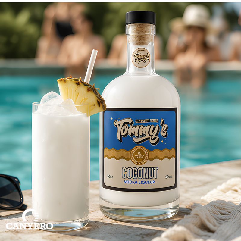 Tommy's Coconut Vodka Liqueur 50cl 20% ABV | Tropical Coconut Spirit
