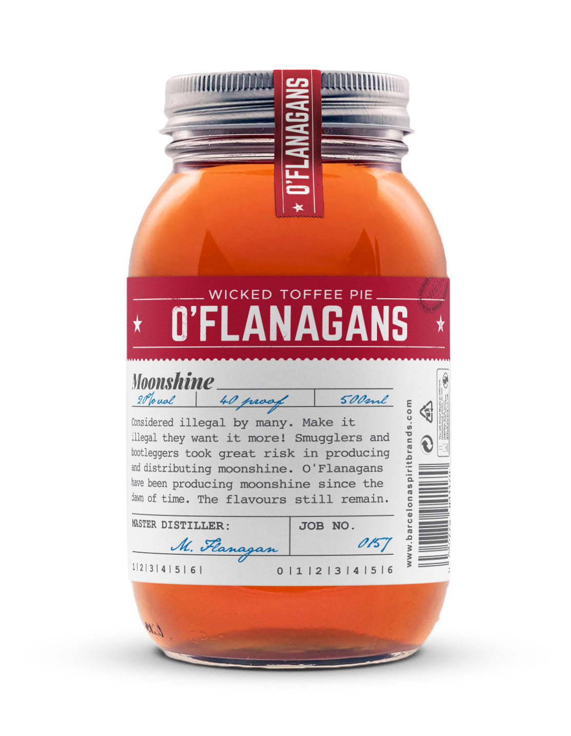 O'Flanagans Wicked Toffee Pie Moonshine