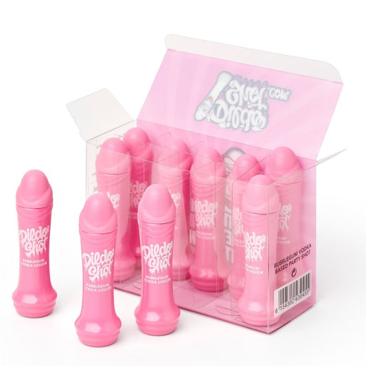 DILDO SHOT Bubblegum Vodka Liqueur Gift Pack 10 x 2cl
