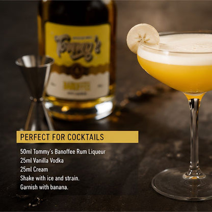 Tommy's Banoffee Rum Liqueur 50cl | Banana & Toffee Rum