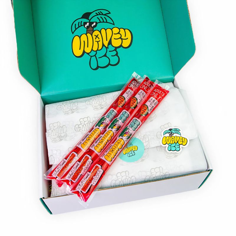Wavey Ice Alcoholic Ice Pops Box of 15 | Mixed Flavours