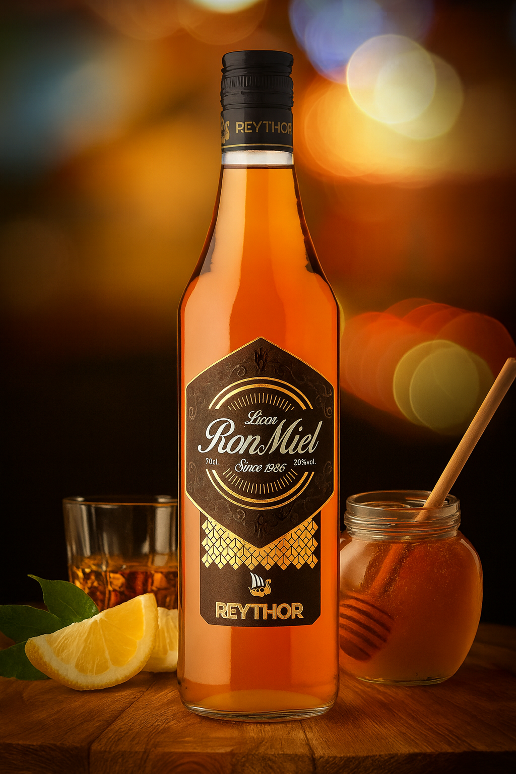 Ron Miel Reythor 70cl – Premium Spanish Honey Rum
